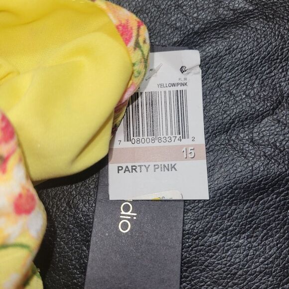 NWT City Studios Junior's Floral Print Fit & Flare Dress - Picture 11 of 12